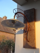 copper porcelain facade lamp Nummer34