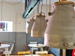 aluminum milk can hanging lamps